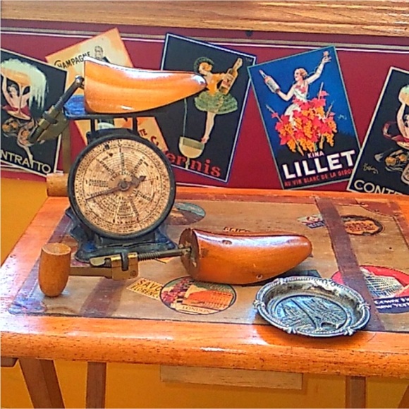 👞 Vintage FREEMAN Brass/Wood Shoe Stretcher EVC - Picture 1 of 16